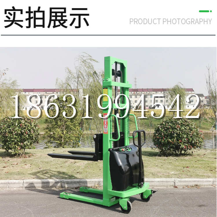 盐边县电动叉车堆高车液压铲车电瓶1吨2吨站驾步行式小型全自动叉车